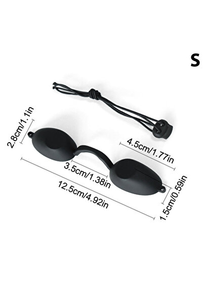 Choice S Black Silicone Protectve Eye Goggle For IPL Laser LED UV Lamp Treatm...