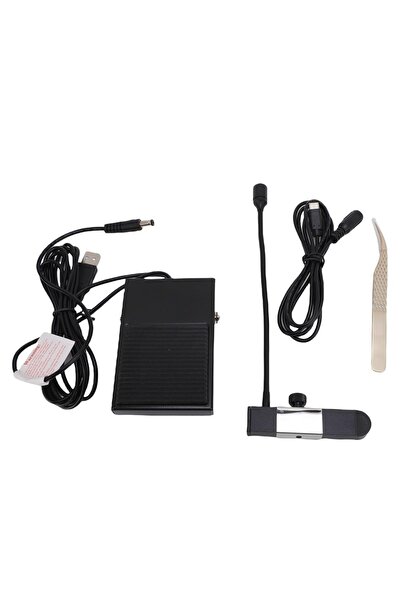 Choice1 black Portable Lash Lamp with Tweezers Foot Pedal Fast Curing Handhel...