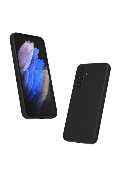 Choice غطاء هاتف أسود من السيليكون السائل المقاوم للصدمات لهواتف A56-5G وA16 ...