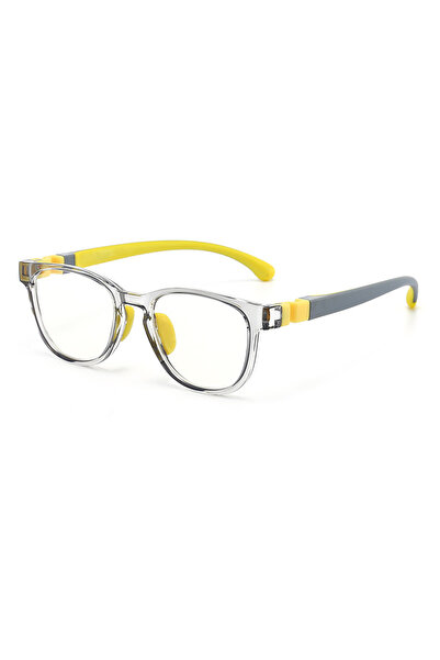 Choice1 Grey yellow New Color Children's Anti-blue Light Glasses Silicone Nos...
