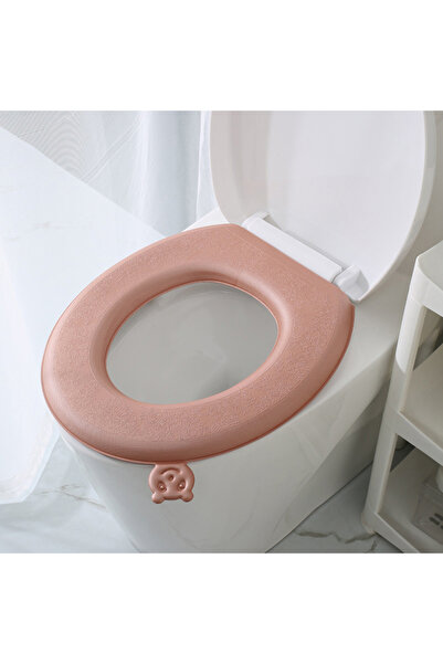 Choice3 Coffee EVA Paste Type Toilet Cushion Handheld Lift Toilet Seat Cover ...