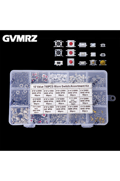 Choice 750PCS Car Remote Control Key Touch Switches Tactile Push Button Switc...