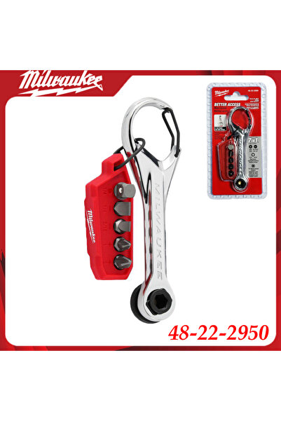 Choice طقم مفك براغي راتشيت مدمج 48-22-2950 من ميلووكي، أداة جيب شديدة التحمل...