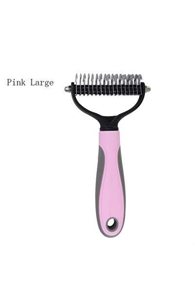 Choice6 Pink L Dematting Comb Deshedding Brush Pet Grooming Tool For Cats Dog...