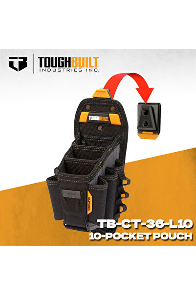 Choice حقيبة أدوات ميكانيكية متعددة الجيوب من TOUGHBUILT طراز TB-CT-36-L10، ح...