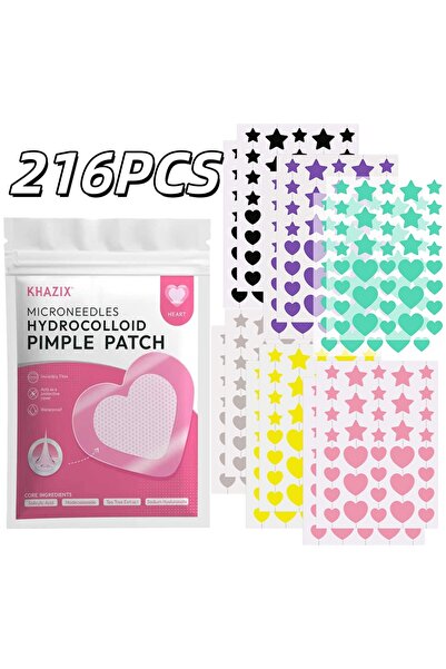 Choice DZ fenseAXwz 216PCS 216PCS 6-color Star-shaped Acne Patch - High-quali...