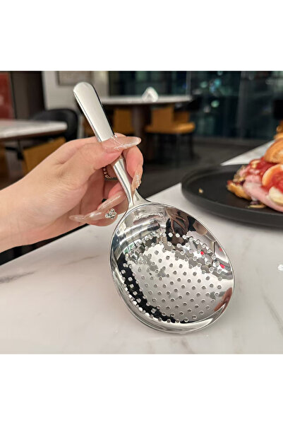 Choice Colander 1Pc Stainless Steel Spoon Serving Soup Rice Serving Drain Hol...
