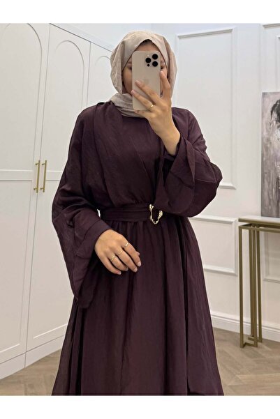 bezenstore AVEN GOLD TOKALI ŞİFON ELBİSE