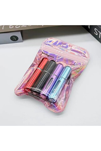 Choice4 Plastic 5ml A0095-Combo Pack 4pc 5ml Refillable Perfume Spray Atomize...