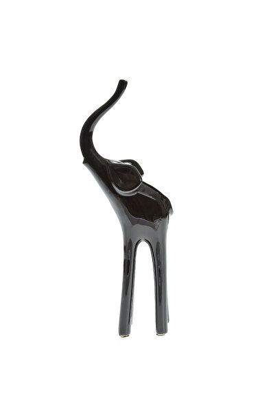 meli melo Statueta elefant negru 28 cm
