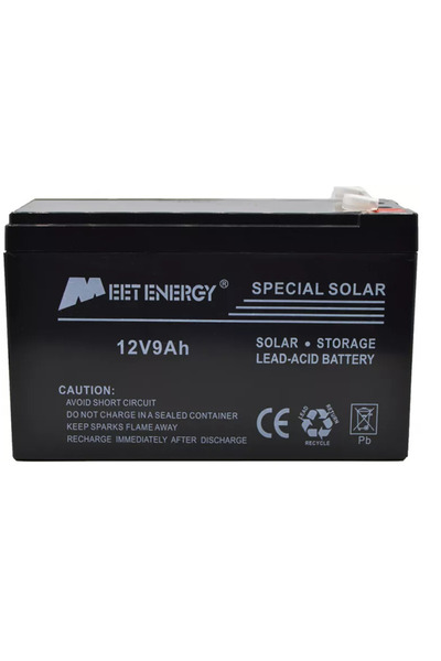 XL Meet Energy 12V 9Ah solar panel battery