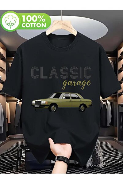 bolivia's Men'S Retro W123 Car T-Shirt - Comfortable And Breathable Vintage G...