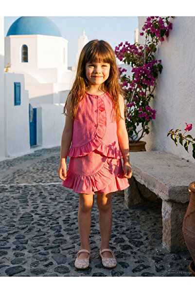 LC Waikiki Ruffled Girls' Shorts Skirt