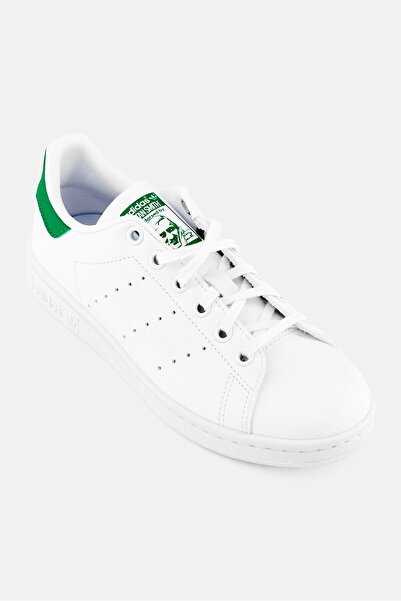 adidas Kids Boy Stan Smith J Lace Up Outdoor Shoes, White