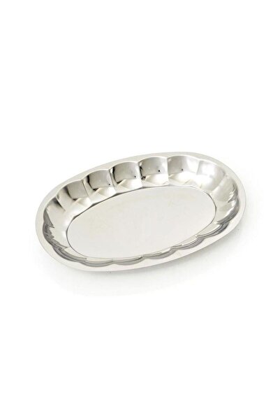 KT HOME Stainless Steel Sliced Kayak Plate Barbecue Plate Serving Plate Salad...