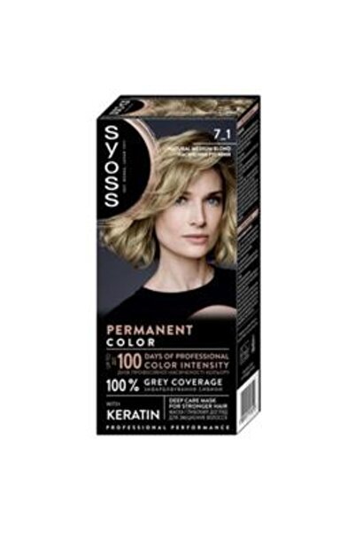 Syoss Permanent Hair Dye - Professional Performance Permanent Coloration Base...