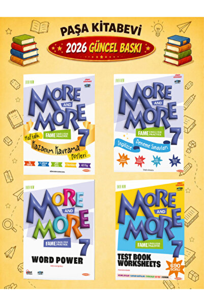 Fenomen Yayıncılık More and More 7. Sınıf Test Book WorkSheets Ve Hftalık Kaz...
