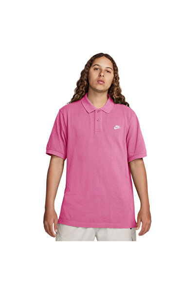 Nike Tricou polo bărbătesc cu mânecă scurtă, stil sport, tip pique, mărimea M