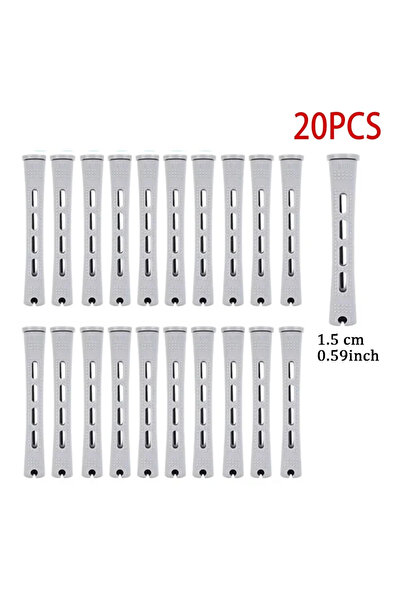Choice1 مجموعة أدوات تجعيد الشعر البلاستيكية C-Gray20PCS المكونة من 20 قطعة -...