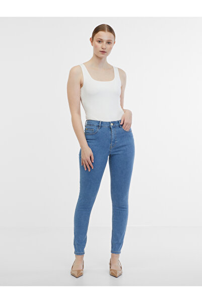 ORSAY Blugi de damă skinny albastru deschis