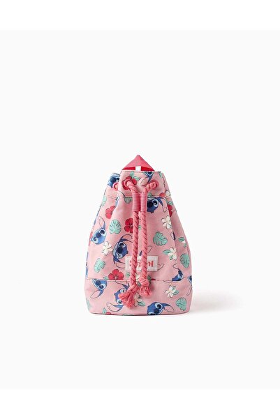 Ziddy Stitch Bag With Shoulder Straps For Girls Pink