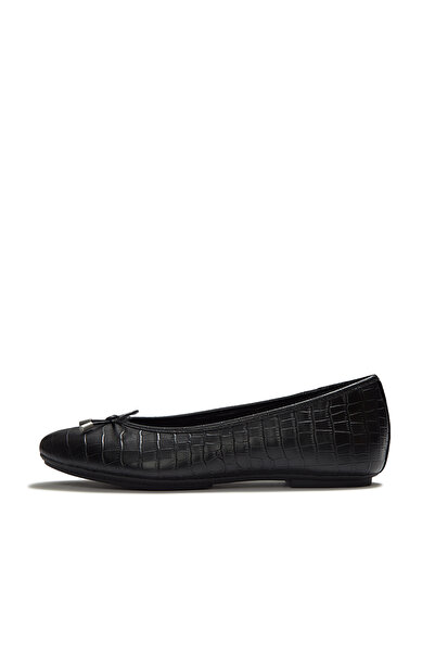 Fitflop حذاء باليه للنساء/الفتيات AAI-090/E19 DELICATO CROCODILE BALLERINAS