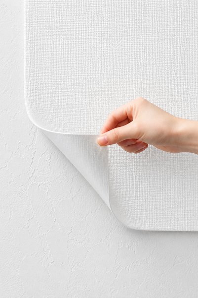 UKAB DEKOR Beyaz Dokulu Kendinden Yapışkanlı Silinebilir Dekoratif Duvar Kaplama Paneli 50x280 cm (1,4 m²) 1 Adet