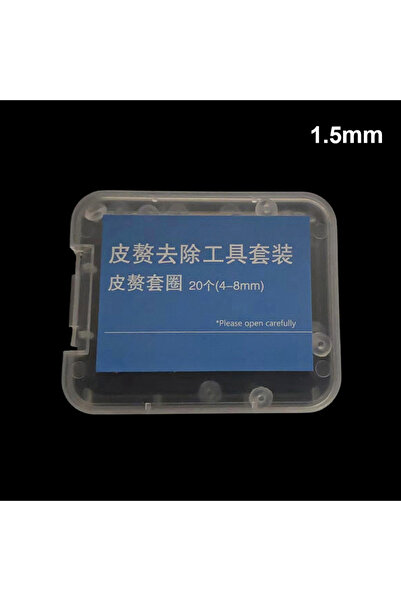 Choice 1.5mm New 20pcs/Box Flesh Nevus Removal Bands Non-Toxic Mole Removal B...