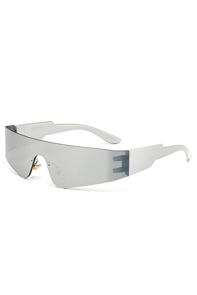 choice2 Silver Integrated Couple Y2k Street Photography Concave Shaped Irregu...