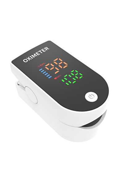 Choice LED JUSTLANG Fingertip Pulse Oximeter Portable 4 Color Blood Oxygen Sa...