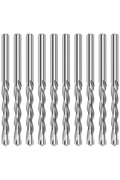 Choice 10pcs 10 Pcs Drywall Router Bits 3/16 Drywall Drill Cutting Bits M2 Sp...