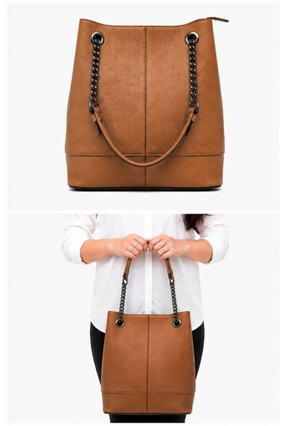 Bags Italia Geanta dama turcoaz din piele, model elegant si modern