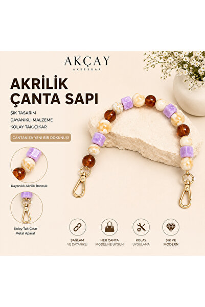 Akçay Aksesuar حقيبة أكريليك سابي