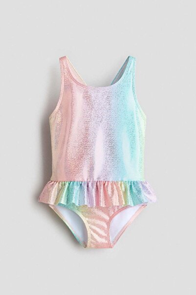 H&M Flounce-trimmed swimsuit
