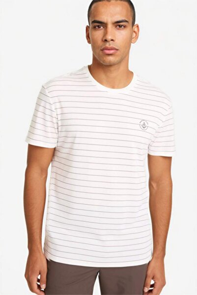 DeFacto Αθλητικό μπλουζάκι με κοντό μανίκι Standart Fit Crew Neck