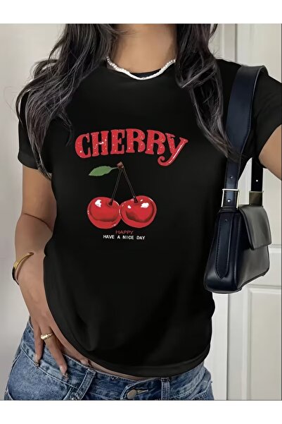 puolikuu Tricou unisex cu croială confortabilă, cu panglică și imprimeu dublu