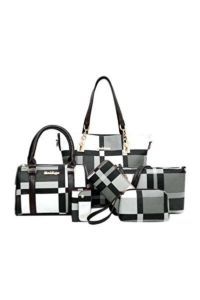 Generic 6pcs Totes Purses and Handbags Set for Women PU Leather Shoulder Bags...