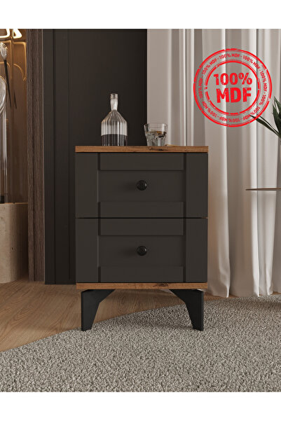 Teen & Bright TOPRAK 2 ÇEKMECELİ KOMODİN - TAMAMI MDF