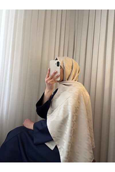 Aydore Scarf Kazayağı ipeksi jakar şal