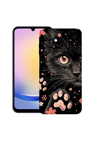 bestcase Θήκη TPU Υπέρλεπτη Συμβατή με Samsung Galaxy A37 5G, Μαύρη Γάτα, 312...