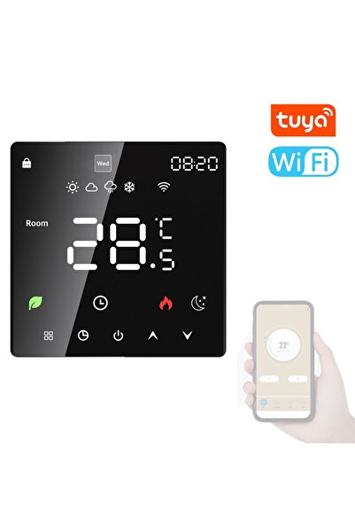 choice2 جهاز تحكم ذكي في درجة الحرارة بشاشة LCD 16A E-heat، ثيرموستات قابل لل...