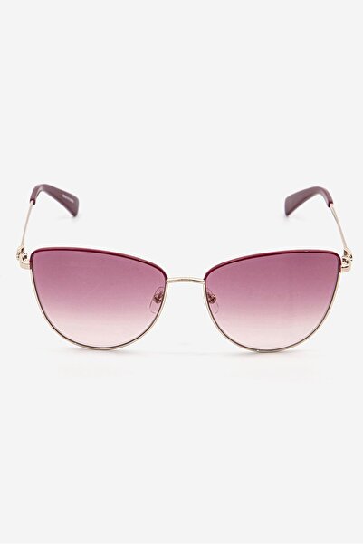 Longchamp Women Marchon LO152S UV Sunglasses, Purple and Gold