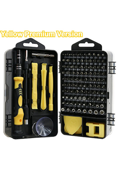 choice2 115-in-1 Set Yellow Premium Mini Repair Tool Kit for Computer MacBook...