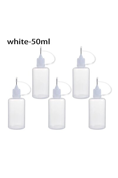 choice2 White-50ml-5pcs 5pcs/set 5/10/20/30/50/100ML Needle Tip Glue Applicat...