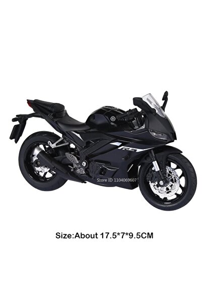 choice2 R3 Black 1:12 R3 R1M Model Toy Motorcycles Alloy Diecast Sound Light ...
