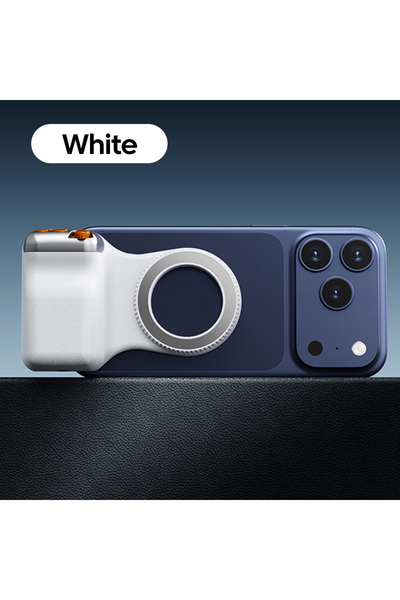 Choice مساعد هاتف بلوتوث مغناطيسي أبيض اللون من Elough MagSafe، مزود بتقنية ا...