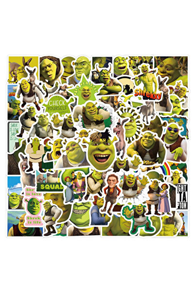 Choice Bandai C-07-50PCS 50PCS Movie Monster Shrek Stickers Graffiti Toys PVC...