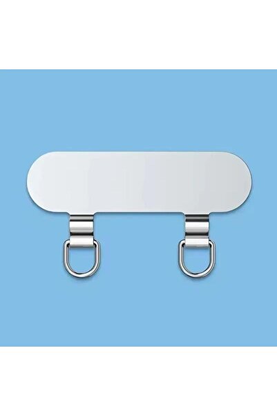 Choice7 حلقة معدنية مزدوجة من الفولاذ المقاوم للصدأ B-Silver لهاتف آيفون 16 و15