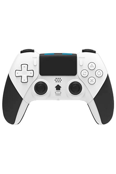 Choice1 وحدة تحكم لاسلكية بيضاء للألعاب متوافقة مع PS4/PS4 Pro/PS4 Slim وحدة ...