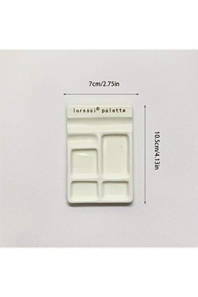 Choice WHITE Resin Nail Art Palette Anti Seepage Drop Resin Multi-Compartment...